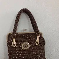 کیف مجلسی زنانه دست بافت|کیف، کفش، کمربند|خاش, |دیوار