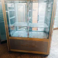 یخچال ایستاده ویترینی کبابی استیل عمق 80الی 90