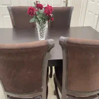 میز نهارخوری 6نفره با چهارتا صندلی