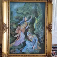 بوبه ،کتابخانه، تابلو ،گهواره نوزاد ،تخت دونفره|بوفه، ویترین، کنسول|زنجان, |دیوار