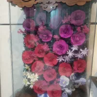 باکس شیشه ای گل