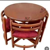 میز غذا خوری4 نفره سفید