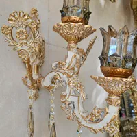 لوستر دیوارکوب برنجی کنارسالنی|لوستر و چراغ آویز|مشهد, طلاب|دیوار