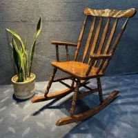 صندلی راک چوب راش درحدنو