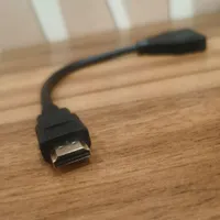 کابل 3 متری hdmi  و  مبدل 1 به 2 hdmi|قطعات و لوازم جانبی رایانه|رشت, یخسازی|دیوار