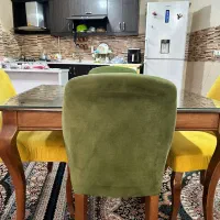 میز نهارخوری|میز و صندلی غذاخوری|صومعه‌سرا, |دیوار