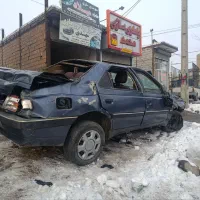 پژو ۹۶ تصادفی