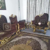 مبل استیل ۹نفره به همراه نهار خوری ۶ نفره