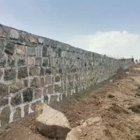 اجرای سنگ چینی،دیوار زیرفنداسیون