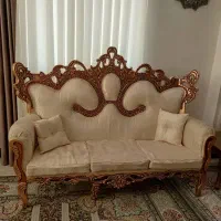 مبل سلطنتی ۷نفره با میز عسلی|مبلمان خانگی و میز عسلی|لاهیجان, بازکیاگوراب|دیوار