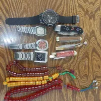 انگشتر .ساعت. تسبی .چاقو|کلکسیون اشیاء عتیقه|نسیم‌شهر, |دیوار