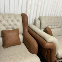 مبل ۸ نفره چرم شیک و باکیفیت|مبلمان خانگی و میز عسلی|مشهد, ایثار|دیوار