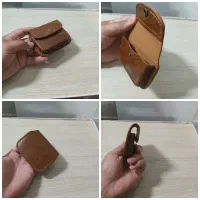 جاکارتی چرم طبیعی رنگ عسلی