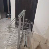 سبد استیل توکار/ جای سیب زمینی پیاز/کابینت