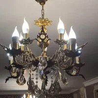 لوستر تمام برنز 10 شاخه