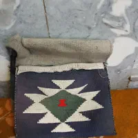 خروجین دست بافت|گلیم، جاجیم، گبه|قم, شاه احمد قاسم|دیوار