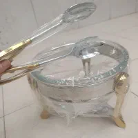سوفله خوری یونیک با کاسه پیرکس با دو انبر