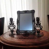 آینه شمعدان برنز آنتیک
