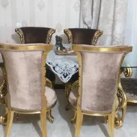 مبل و میز غذاخوری و ویترین