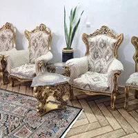 مبل سلطنتی ۹ نفره|مبلمان خانگی و میز عسلی|محمدشهر, محمدشهر|دیوار