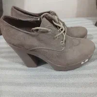 کفش مخمل شکلاتی پاشنه بلند مجلسی باکیفیت ۳۷ خارجی|کیف، کفش، کمربند|مرودشت, فرهنگ|دیوار