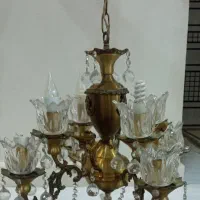 لوستر هشت شعله جنس برنج