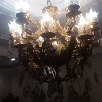 لوستر برنز 12 شعله و 6 فرشته|لوستر و چراغ آویز|تهران, افسریه شمالی|دیوار