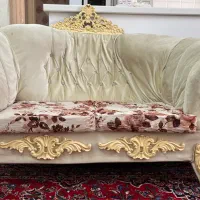 مبل نیمه استیل شیری|مبلمان خانگی و میز عسلی|ری, شهید بهشتی|دیوار