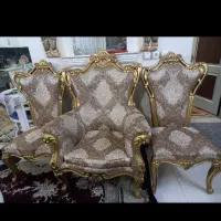 مبل سلطنتی چوب راش ۹ نفره