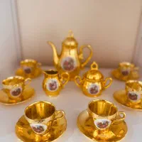 قهوه خوری دنسی طلایی قدیمی|کلکسیون اشیاء عتیقه|رودهن, |دیوار