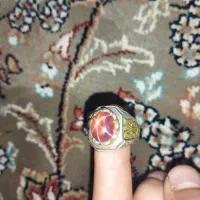 انگشتر زیبا ستاره پران رنگ پرتقالی کم یاب
