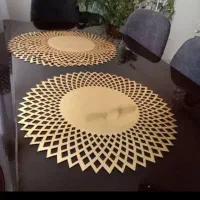 رومیزی چرم اکلیلی و مخمل