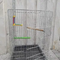 قفس با وسایل  سالم و نو