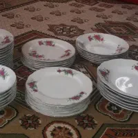 سرویس چینی گل قرمز