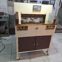 گیوتین برش کاغذ برقی دهنه ۶۵ فول اتوماتیک گیربکسی