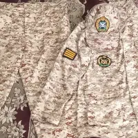 ست کامل لباس خدمت ارتش نیرو زمینی