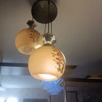 لوستر پذیرایی و آشپزخانه و تابلو فرش سالم