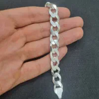 دستبند نقره مردانه ترک مدل کارتیه عیار ۹۲۵