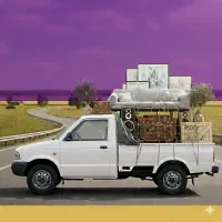 حمل بار شما با وانت پراید