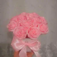 گل روبانی جاودان|گل مصنوعی|شیراز, پودنک|دیوار