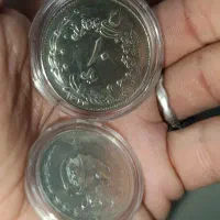 سکه پهلوی نقره|کلکسیون سکه، تمبر، اسکناس|آران و بیدگل, |دیوار