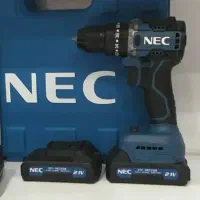 دریل شارژی ۵۰ نیوتن براشلس چکشی ۲۱ ولت ان ای سی