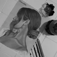 طراحی چهره سیاهقلم / هدیه ای ماندگار / نقاشی چهره|تابلو، نقاشی، عکس|مشهد, رسالت|دیوار