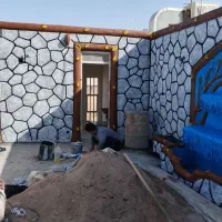 خدمات سیمان کاری طرح سنگ