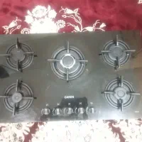 گاز رو میزی شیشه ای کارن