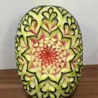 حکاکی هندوانه ، میوه آرایی ، هندوانه یلدا|خدمات پذیرایی، مراسم|تهران, پونک|دیوار