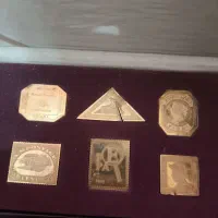 سکه کمیاب گلدکوئیست 75،96 گرم نقره عیار آبکاری طلا