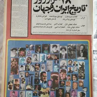 کتاب روزنامه‌ای ۲۸ هزار روز تاریخ ایران و جهان|کتاب و مجله تاریخی|ری, شهید غیوری (ابن باویه)|دیوار