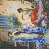 دو عدد تابلو فرش دستباف|تابلو فرش|کرج, چمران|دیوار