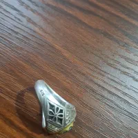 انگشتر دست ساز با نگین موزانایت روسی|زیورآلات و اکسسوری|آستارا, |دیوار